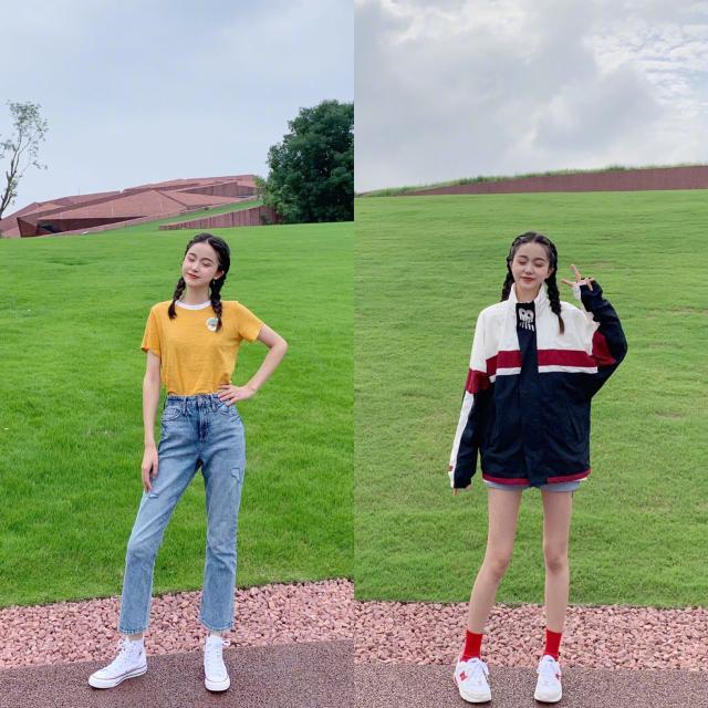适合初中女学生穿的衣服夏装,学生党夏天暑假适合穿什么衣服
