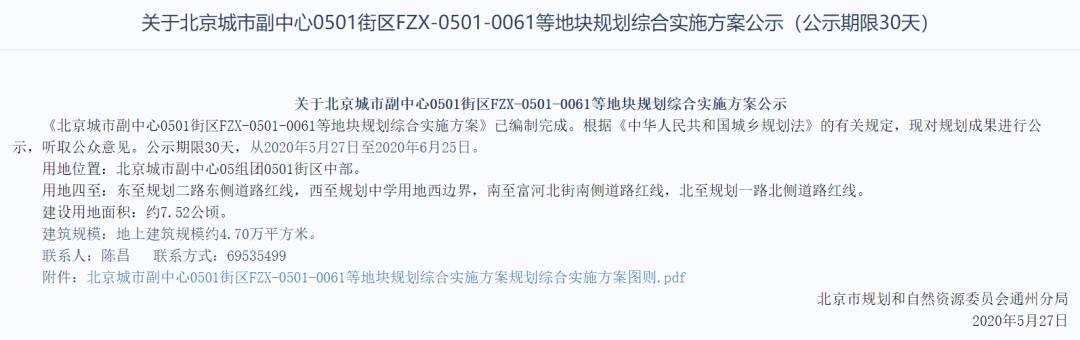 通州区好消息,通州区重要消息