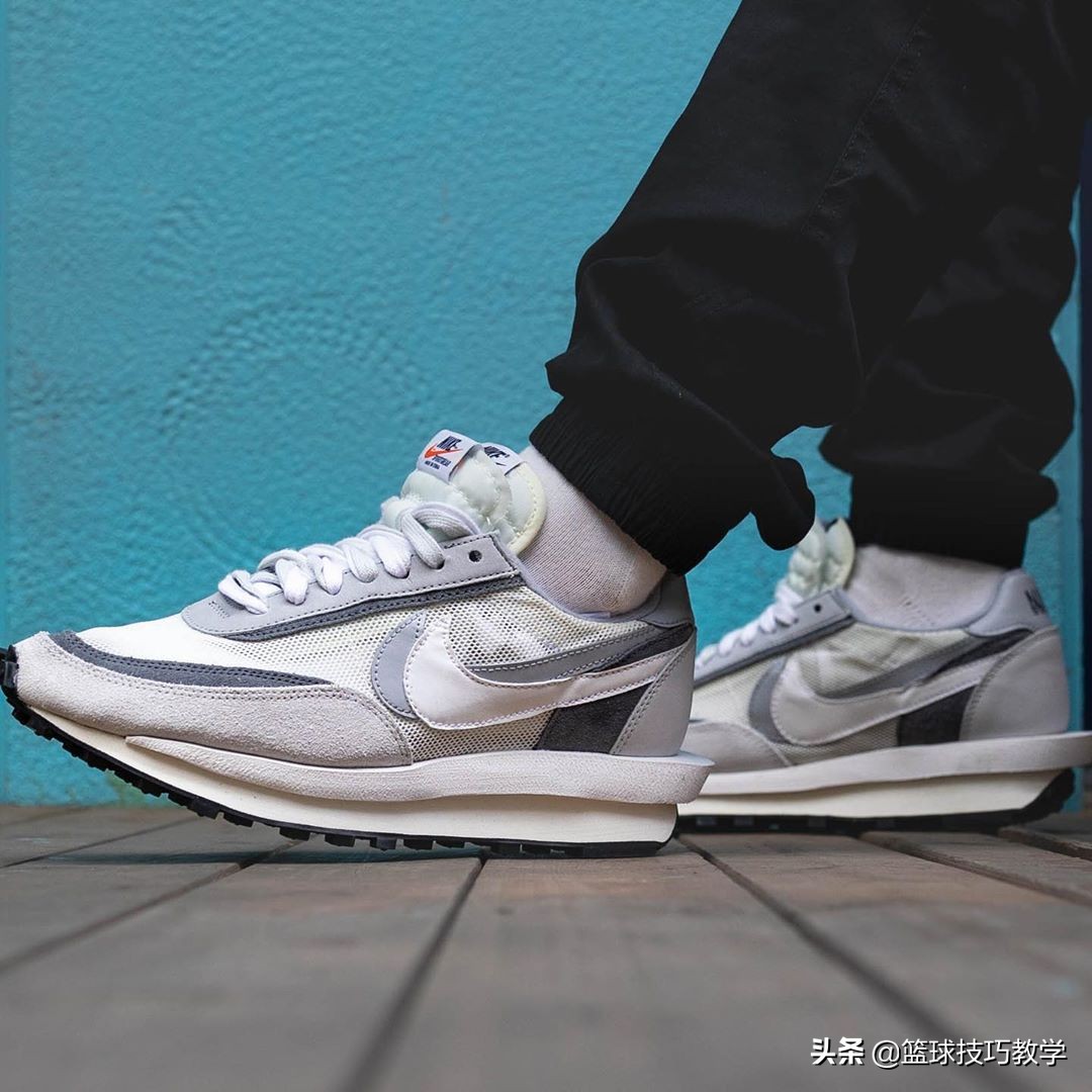 耐克和日本一个牌子联名的鞋子,一双鞋四个品牌