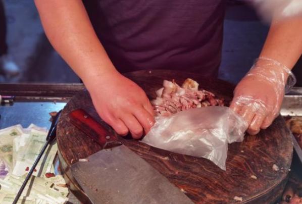 郑州卤肉批发夜市一条街,郑州卤肉摊