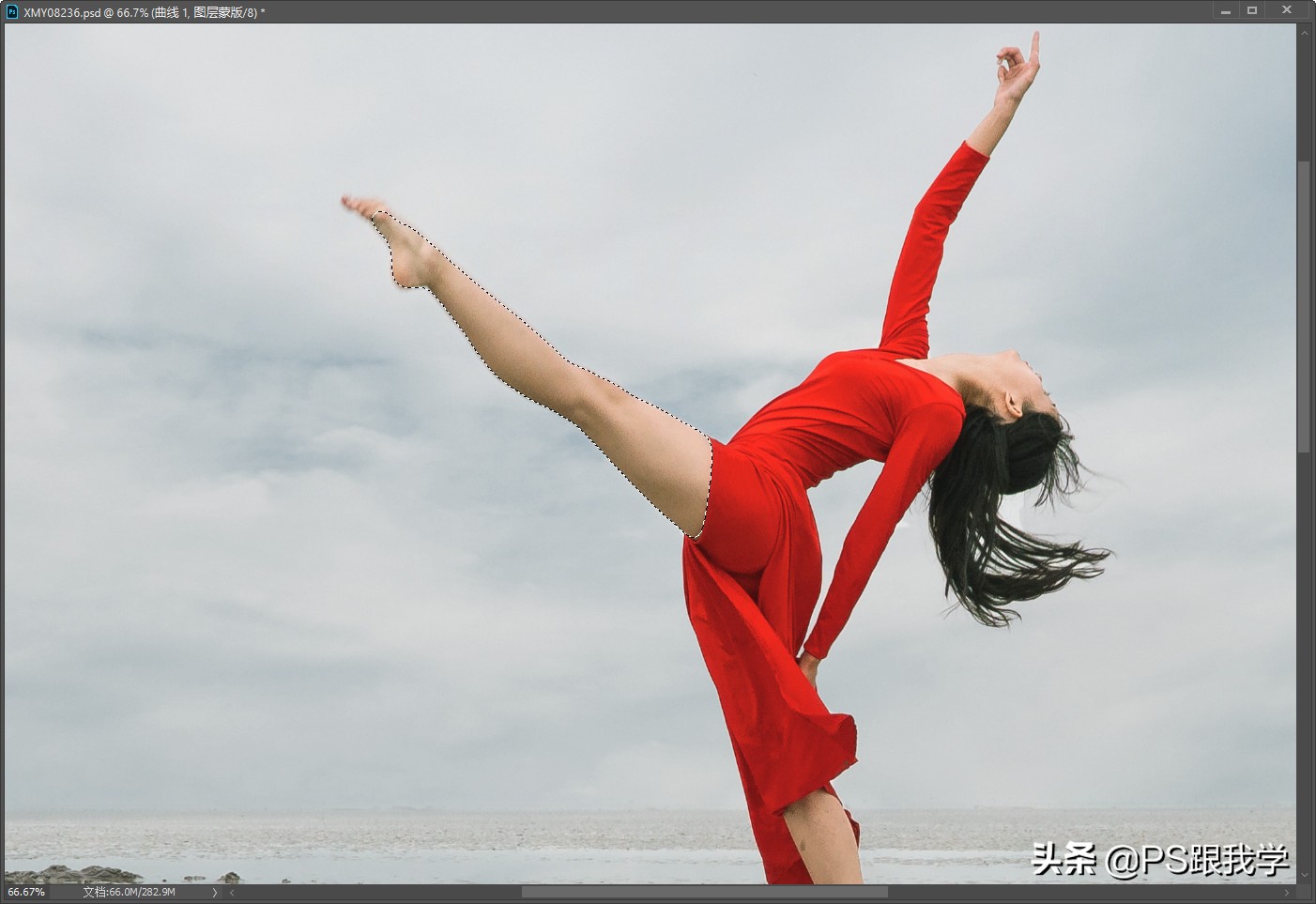 茶卡盐湖滤镜调色,湖边滤镜调色教程ps