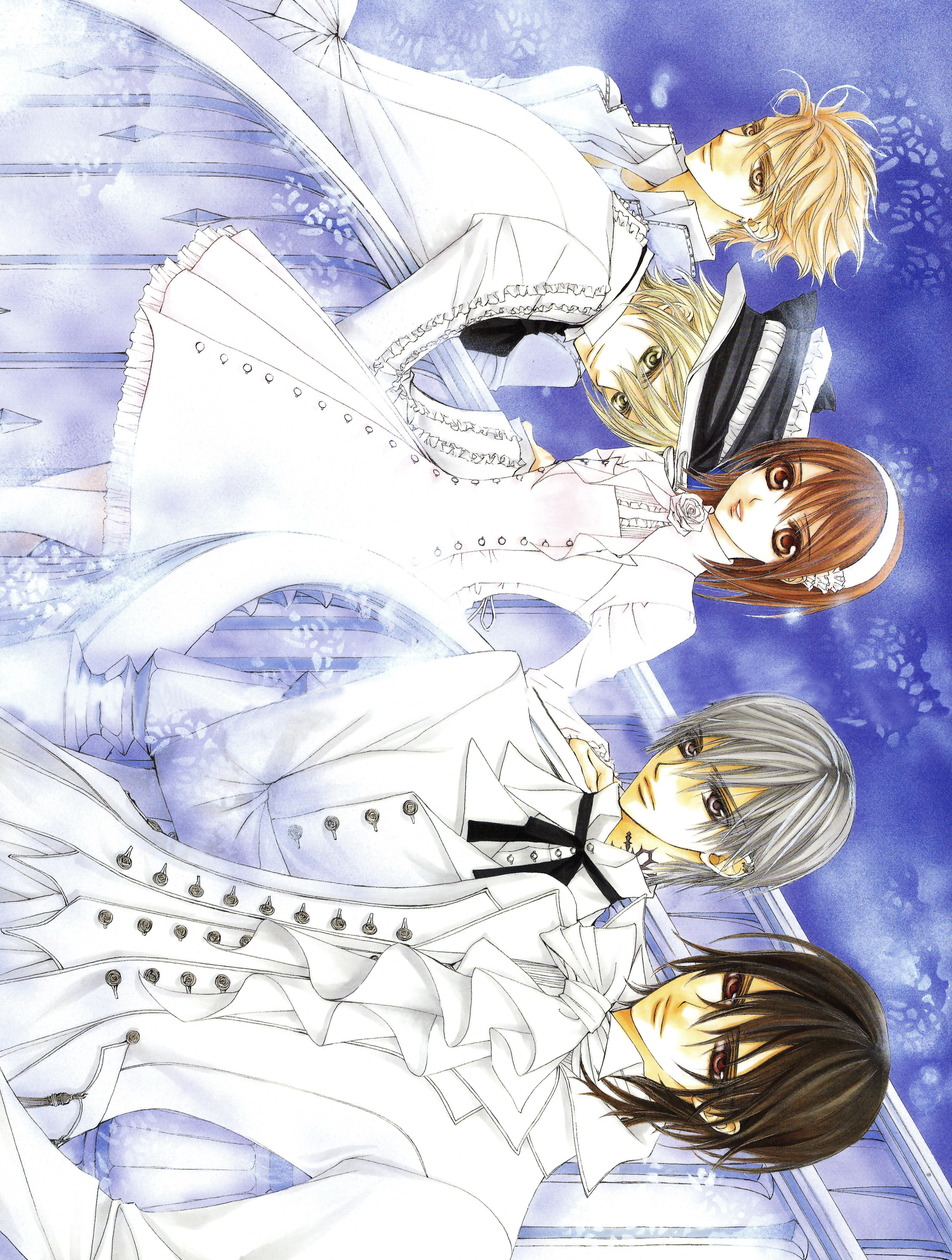 暗黑风吸血鬼动漫图片,吸血鬼骑士漫画手绘