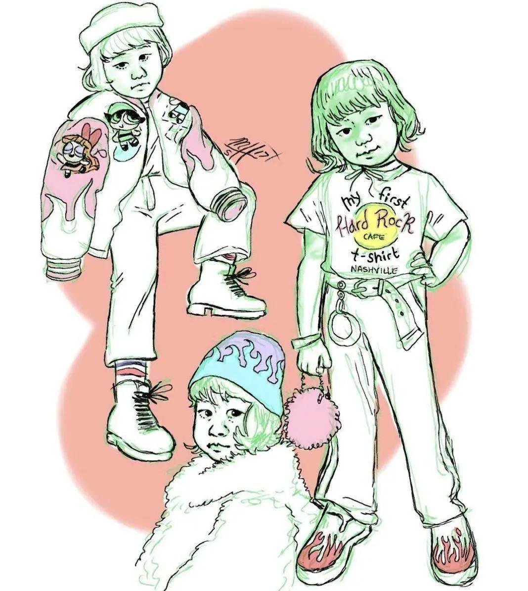 女版GD潮过陈冠希女儿?月入十万萌娃靠穿搭火爆ins