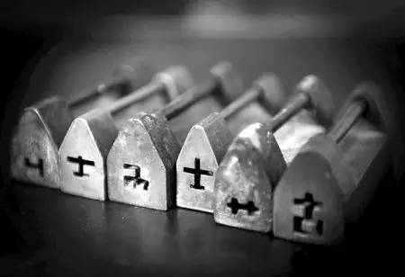 古代的复杂机械锁,古代简易链锁