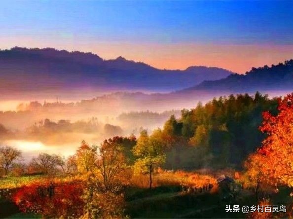 漫步在故乡的夕阳下,骑行漫步在乡间的小路上