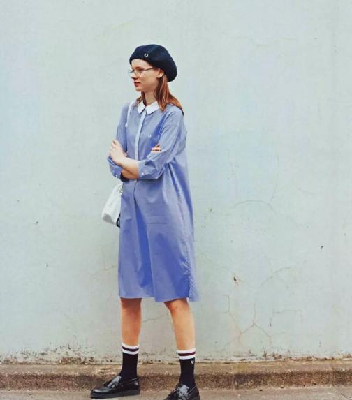 长衬衫的多种穿法,长衬衫的多种穿法配裙子