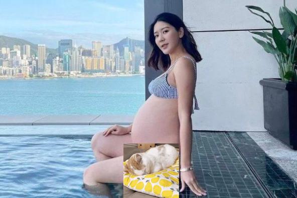 余香凝婚纱照曝光,余香凝孕妇照片