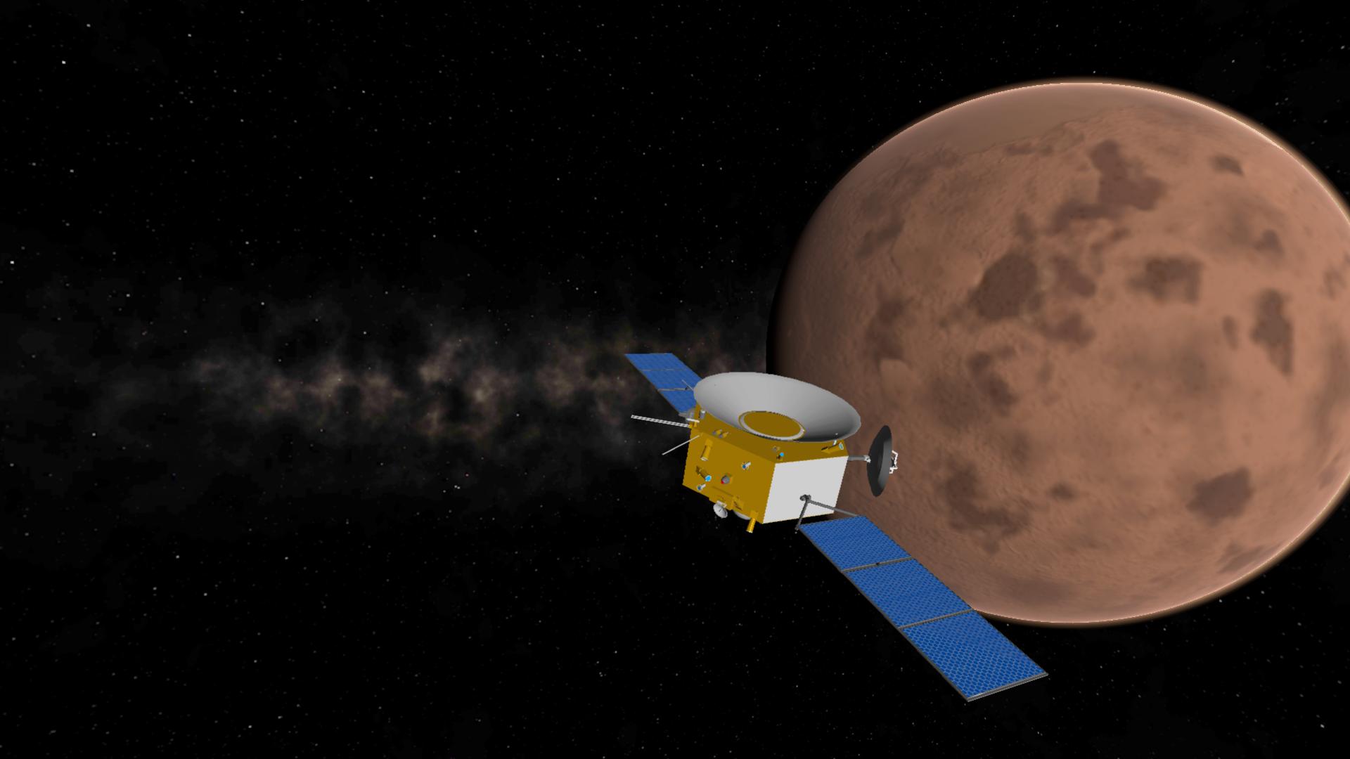 天问一号发布的火星图像,天问一号拍摄的火星真实全景图像