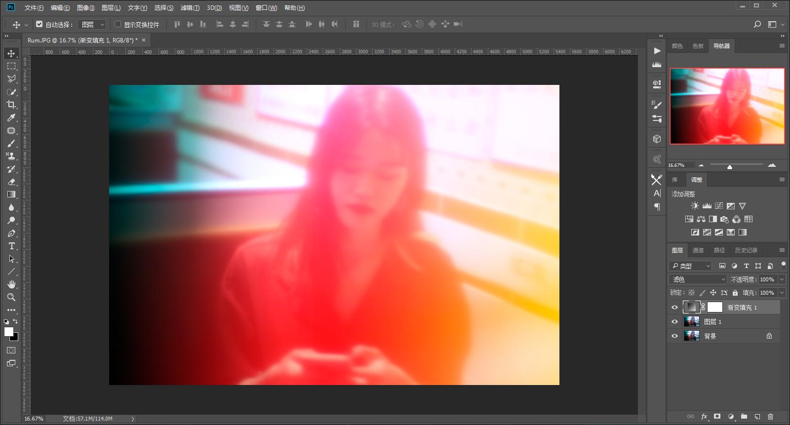 「周日-摄影技巧」用ps玩转胶片漏光效果