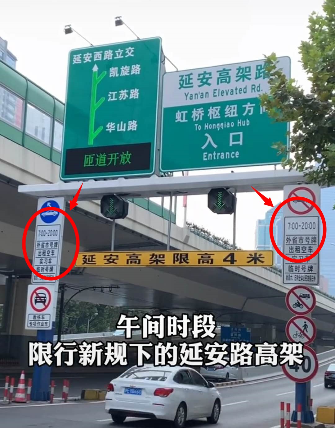 在上海外地牌照车限行怎样出上海,上海外牌车限行新规2021