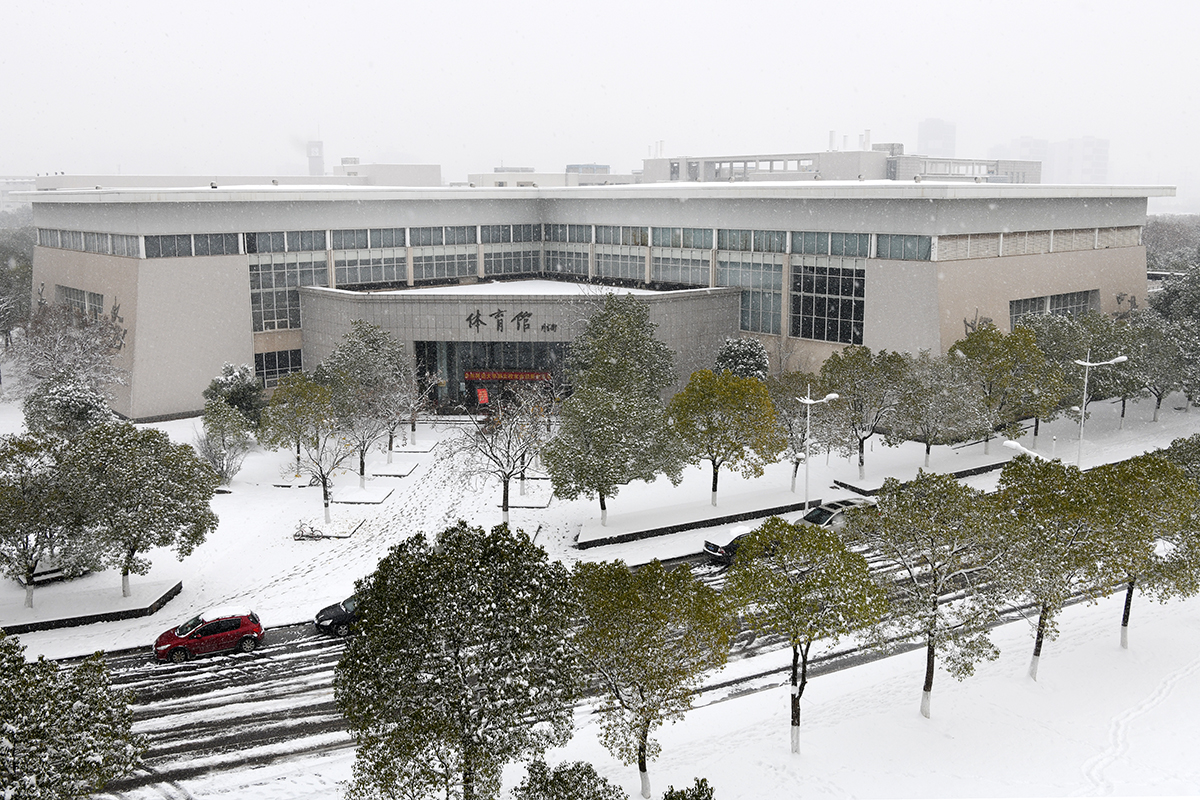 湖北武汉：雪润校园