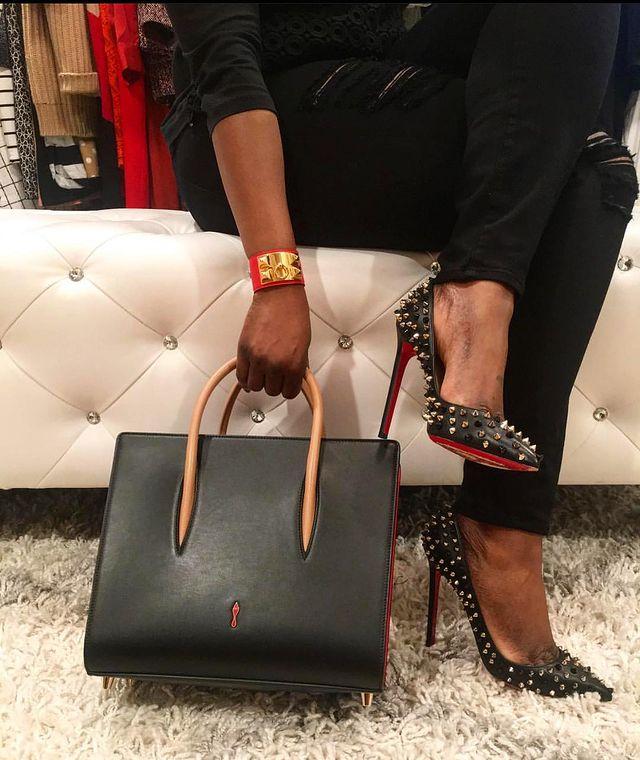 穿不腻的匡威,cl红底鞋尖头细跟高跟鞋