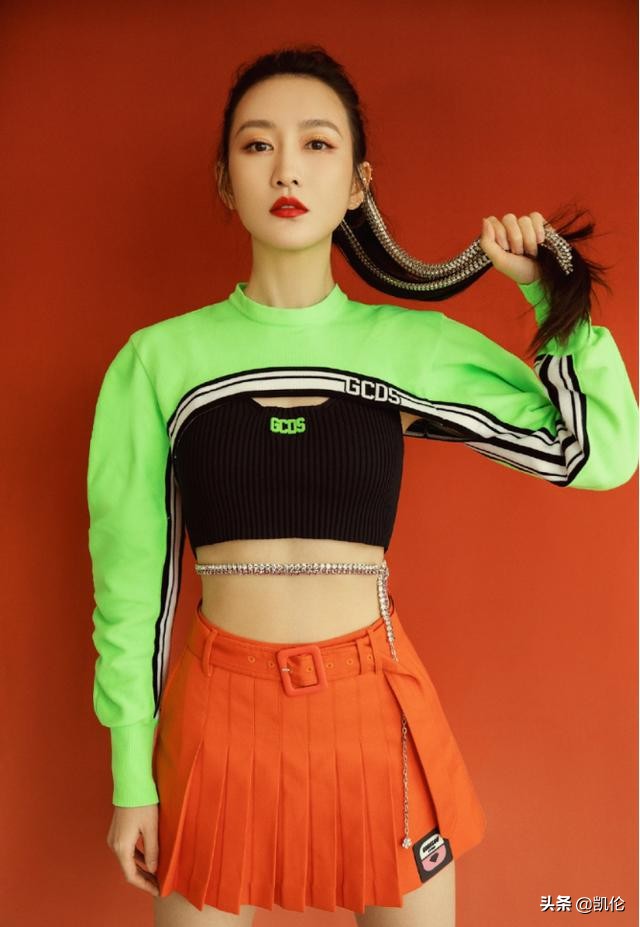 王鸥早期红毯,王鸥黑色发绳