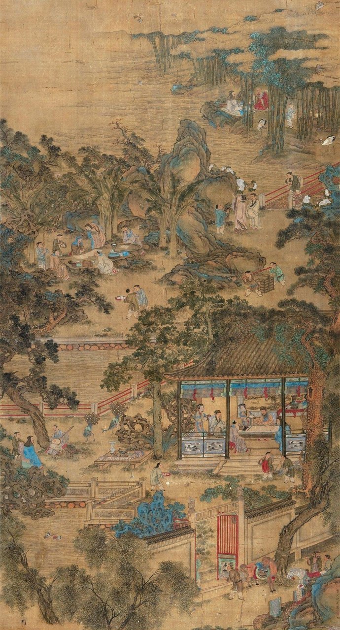 明代四大家仇英重彩画作品欣赏,仇英十大传世名画图文