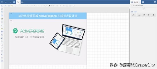 创建您的ActiveReportsWeb端在线报表设计器