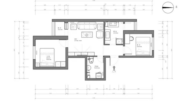 150平米全屋无死角装修,三室两厅如何装修住六口人