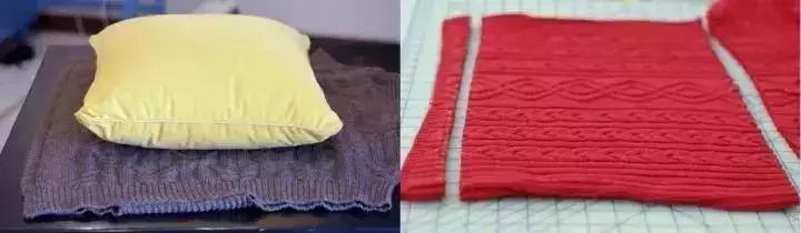 旧毛衣手工针织帽,旧毛衣改袜子帽子手套