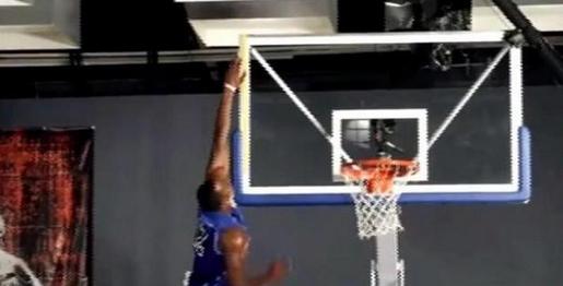 真有人摸到篮板上沿吗？NBA有一些传闻，而民间大神直接拍出视频