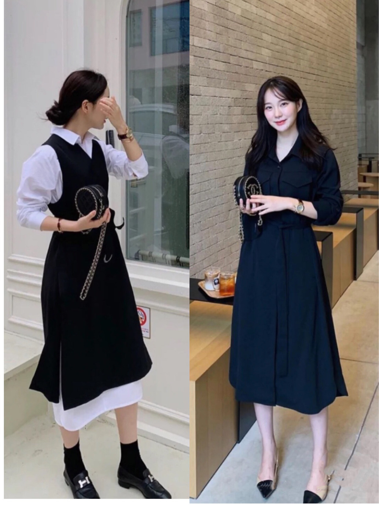 好看的韩国小姐姐穿衣搭配合集,圆脸韩国小姐姐穿衣搭配