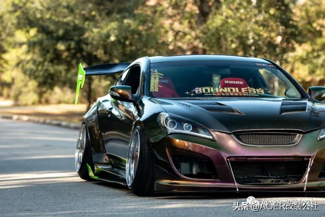 现代劳恩斯酷派2.0t爆改,现代劳恩斯酷派改装图片大全