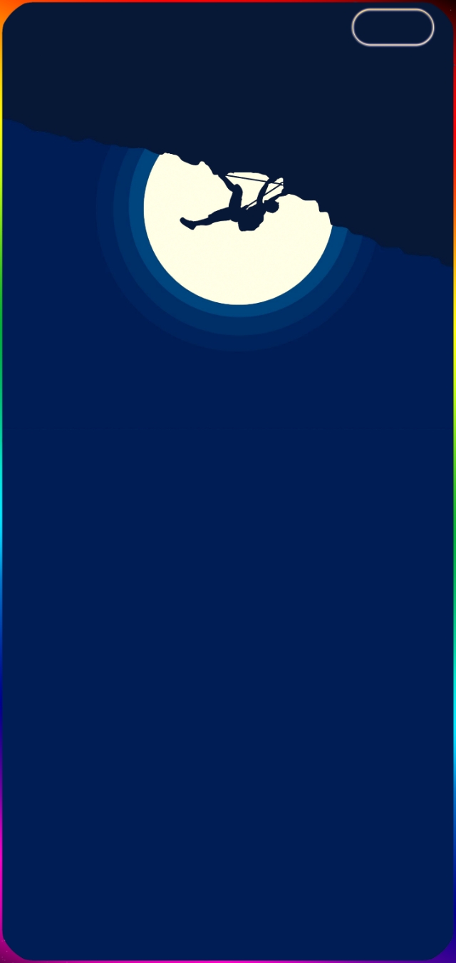 mate40pro双挖孔屏专用高清壁纸,前摄摄像头中间挖孔屏的手机壁纸