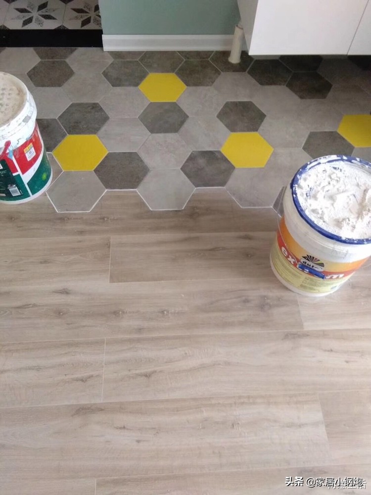 墙面地砖颜色搭配造型效果图,六角砖造型效果图墙面