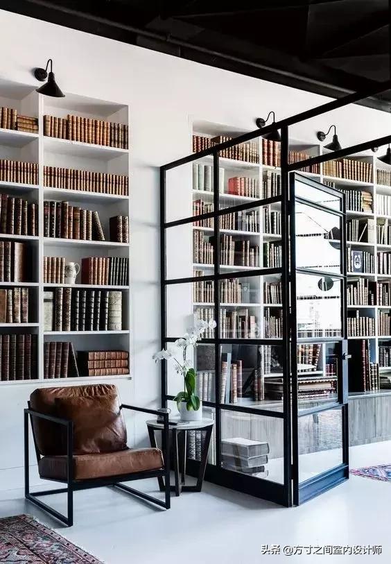 50平米古风大书房设计,100个绝美书房设计