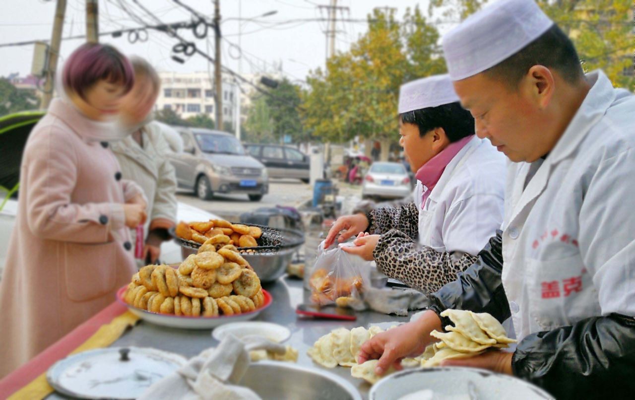 安徽省各市的特色美食蒿子粑,太和美食烧饼