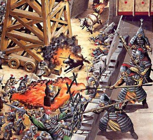 古代攻城云梯是一架梯子吗,古代战争中的云梯攻城