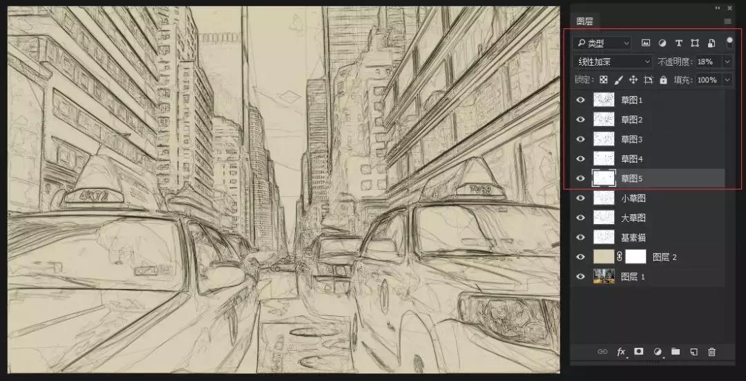 如何在AdobePhotoshop中创建素描效果