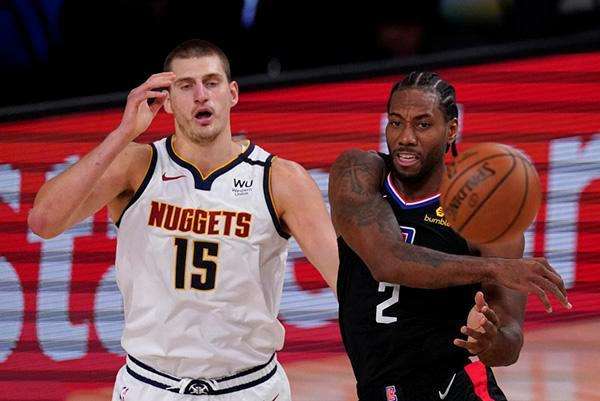 19-20nba季后赛掘金vs快船,nba季后赛掘金对快船第二节