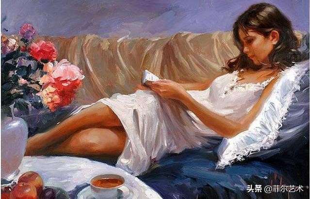 美人如花——一组温婉知性的俄罗斯女性人体油画欣赏