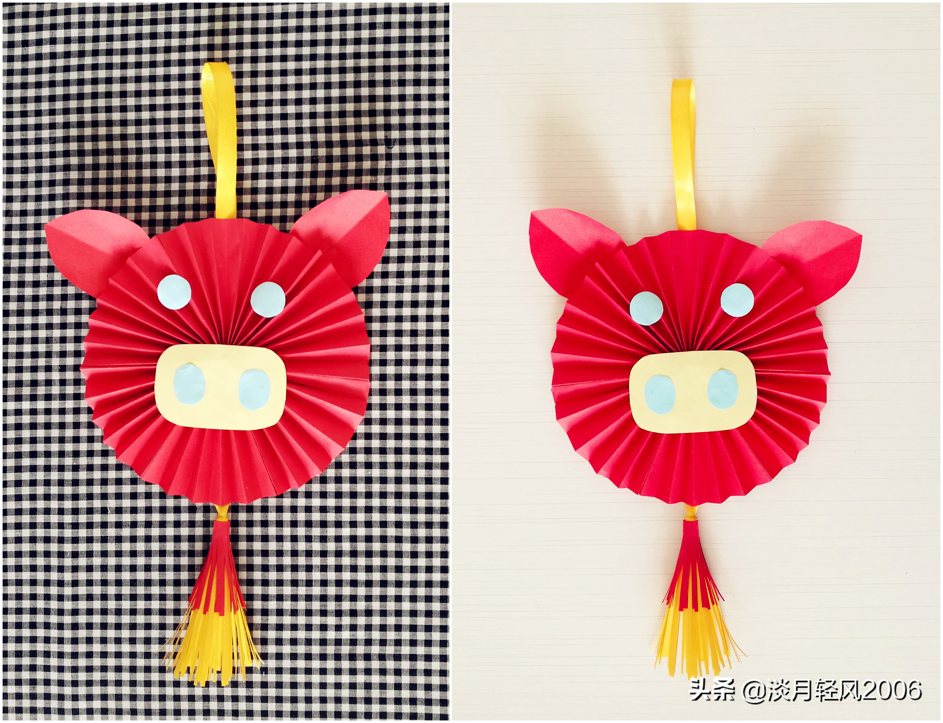 怎么用卡纸做一只可爱的小猪,最简单的手工可爱小猪制作