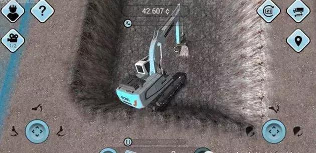 挖掘机甩土教程,挖掘机找平甩土