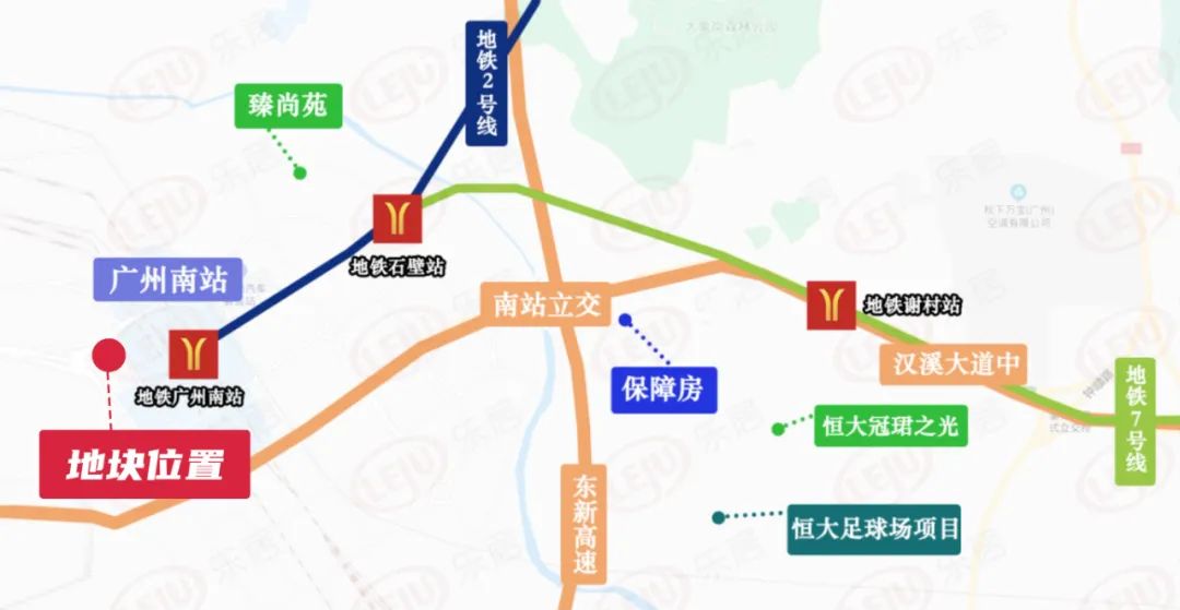 番禺区土地成交价,番禺新拍地楼盘