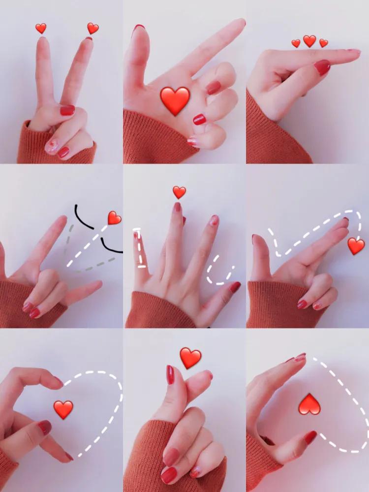 diy不限款美甲,4种技法的美甲