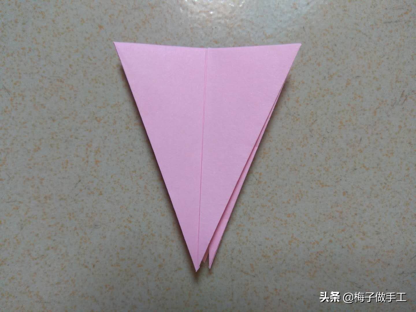 简易折纸小陀螺不用胶水一张纸,折纸小玩具一张纸超简单陀螺