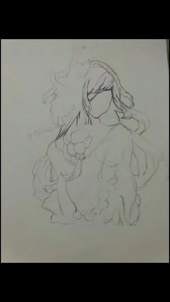 画二次元动漫少女小舞,二次元怎么画超萌女生