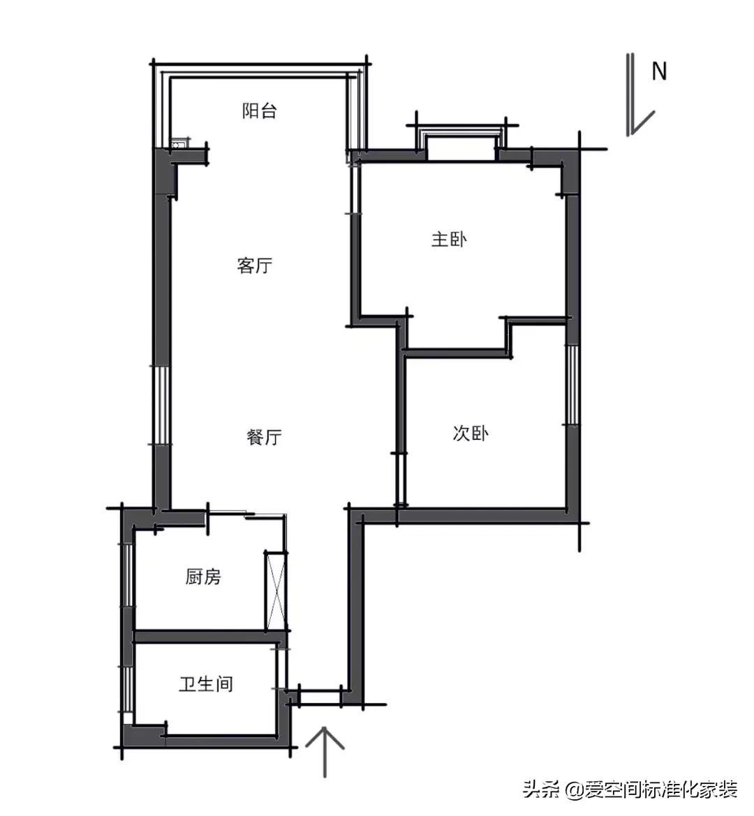 砸墙又砌墙，89㎡田园风小户型改出小三房，效果完爆100㎡！完美