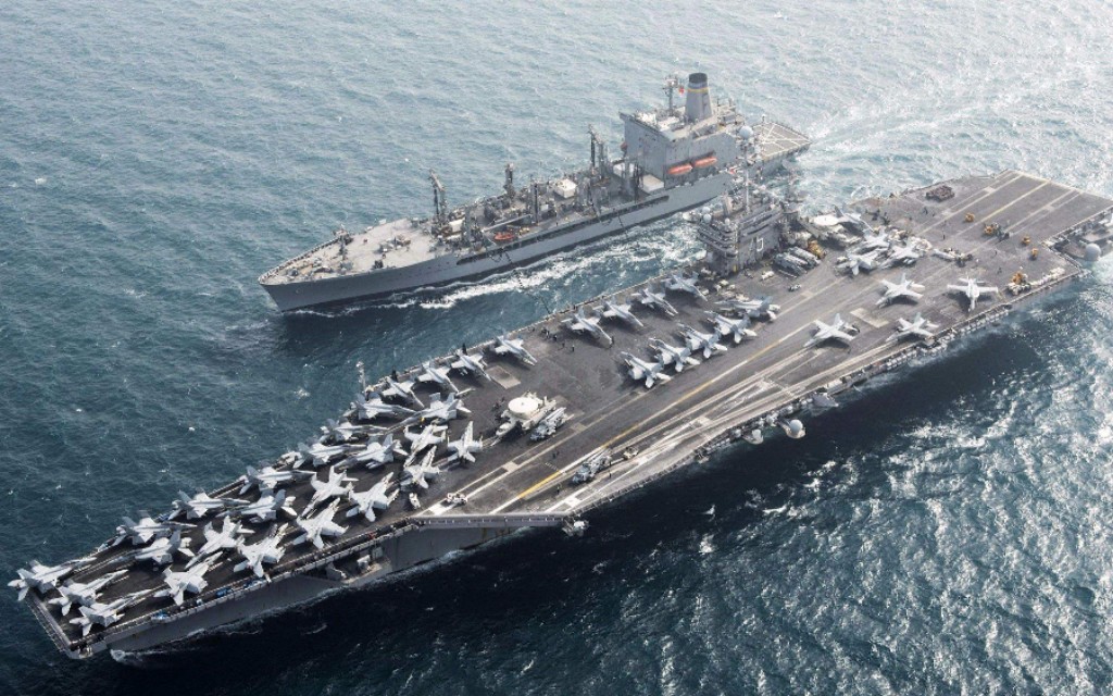 003型航空母舰最新进展,美国现有几艘航空母舰在世界各地