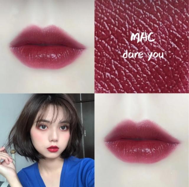 mac口红ladydanger真人试色,mac黄皮素颜显白口红推荐
