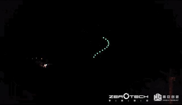 多台无人机简单编队表演,无人机编队表演演示动画