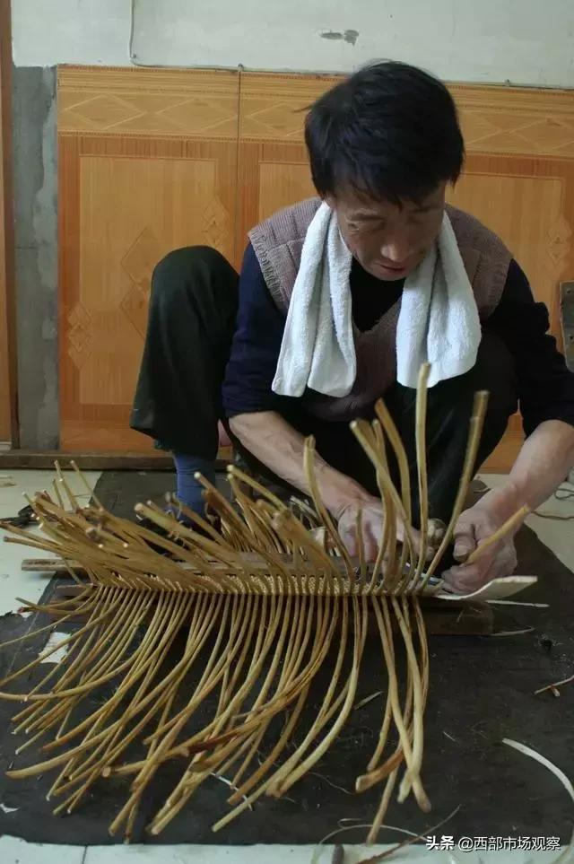 陕北柳编工艺,陕北柳编手艺视频
