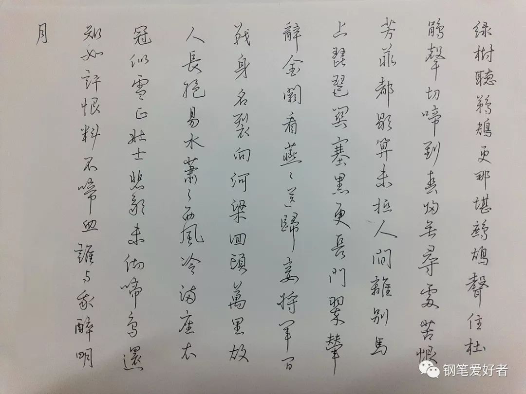辛弃疾钢笔字作品欣赏,钢笔字帖辛弃疾破阵子