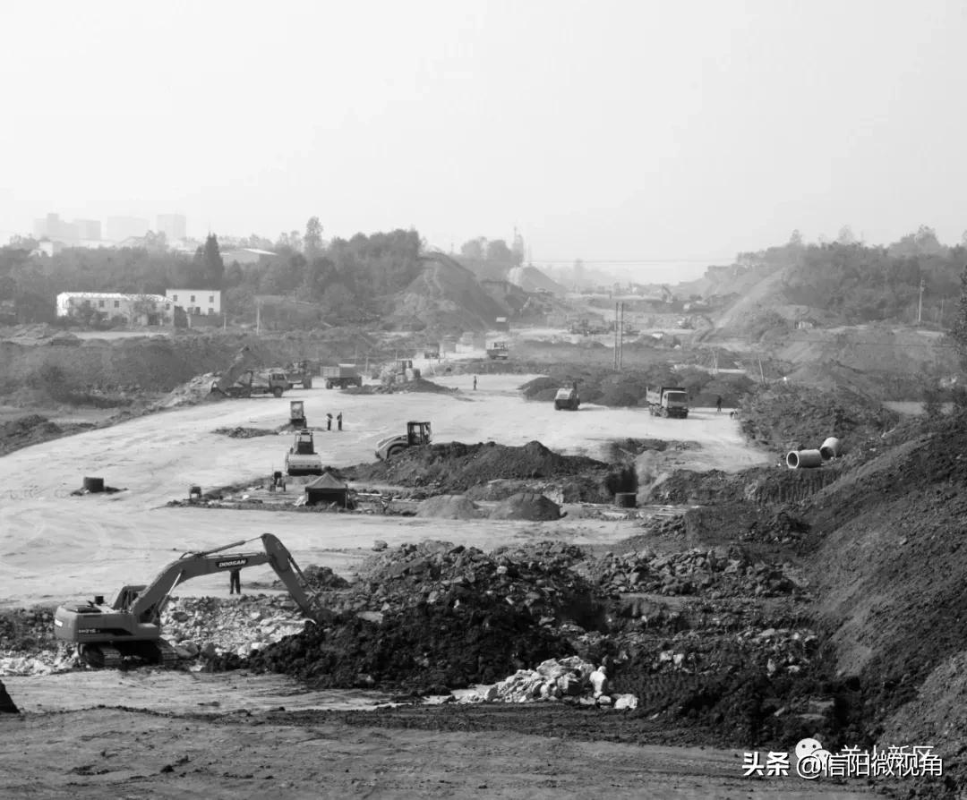 信阳羊山原貌,信阳羊山新区鸟瞰图