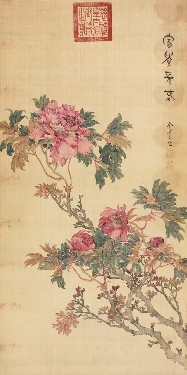 100幅精美写意牡丹画,名家大写意画牡丹作品图片