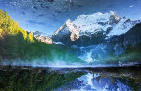 稻城亚丁色达四姑娘山自驾地图,稻城亚丁到色达中途哪里可以住宿