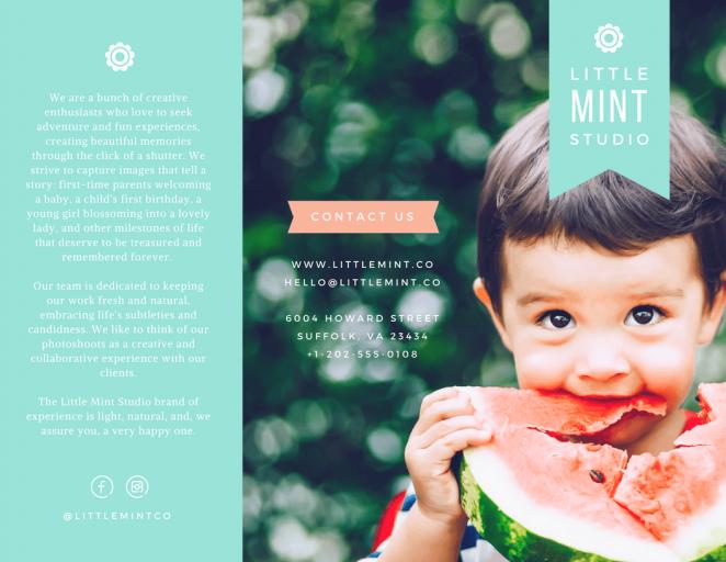 三折页设计案例展示极简风格,三折页设计软件