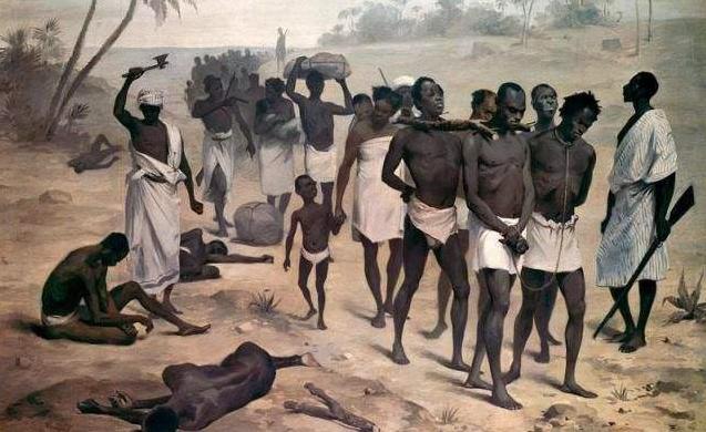 黑人奴隶在贩奴船上的生活：人挤人肉贴肉，与蟑螂、老鼠睡在一起