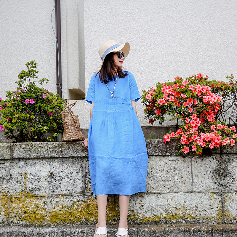 压褶吊带连衣裙,女童立体压褶连衣裙